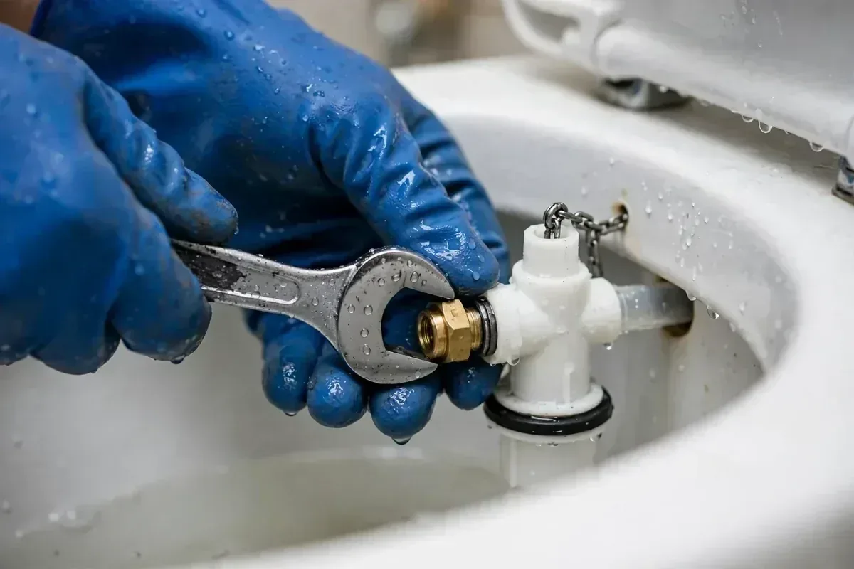 Illustrative image for running toilet repair